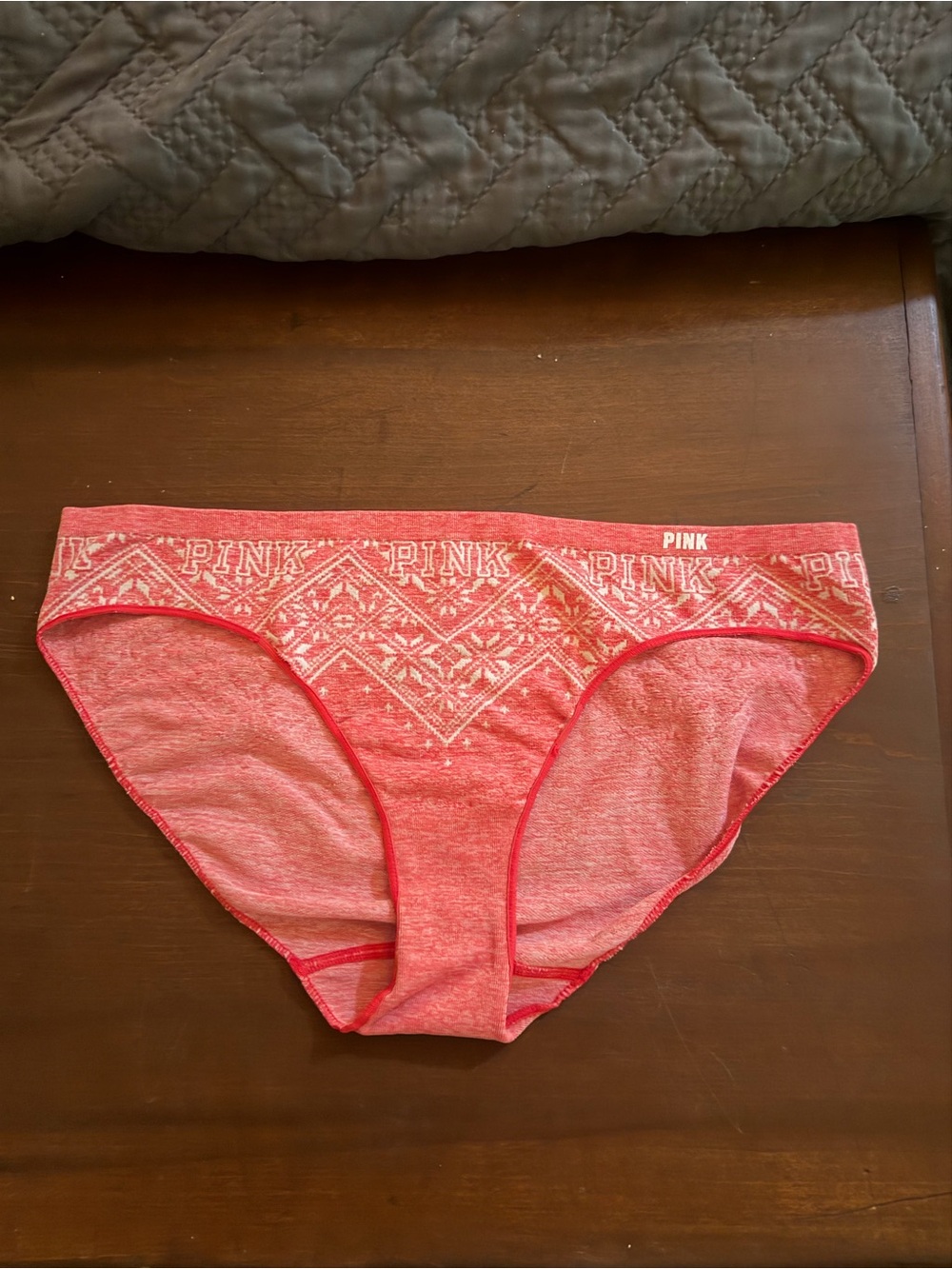 PINK Panty Panties Underwear Bikini Seamless Women’s Size Medium M
